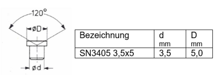 DIN 3405, Form D